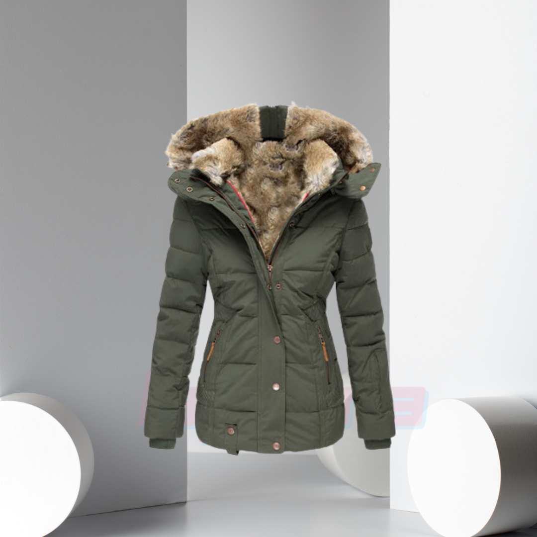 Aurelia | Winterjacke mit Kunstfell