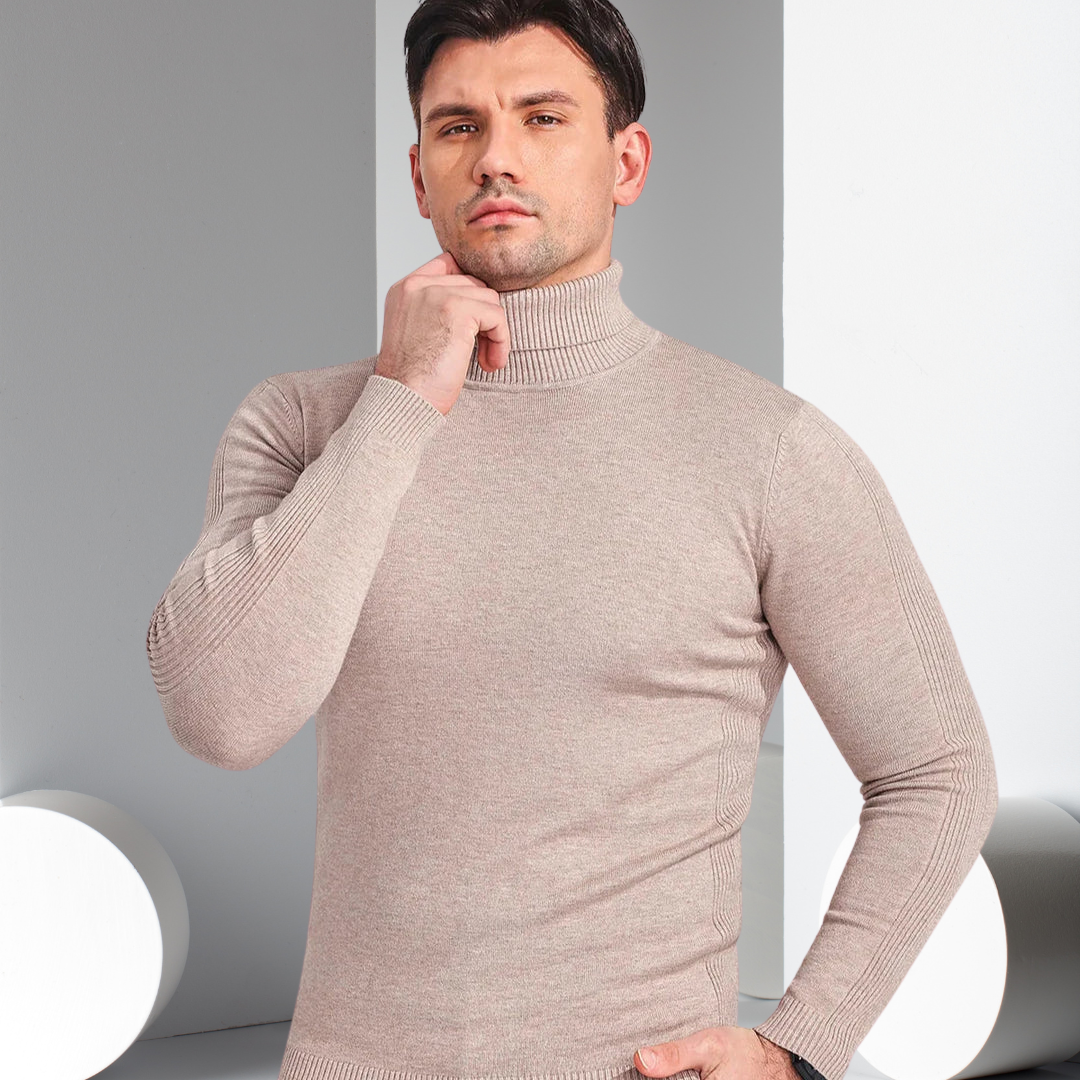 Julian | Klassischer Rollkragenpullover