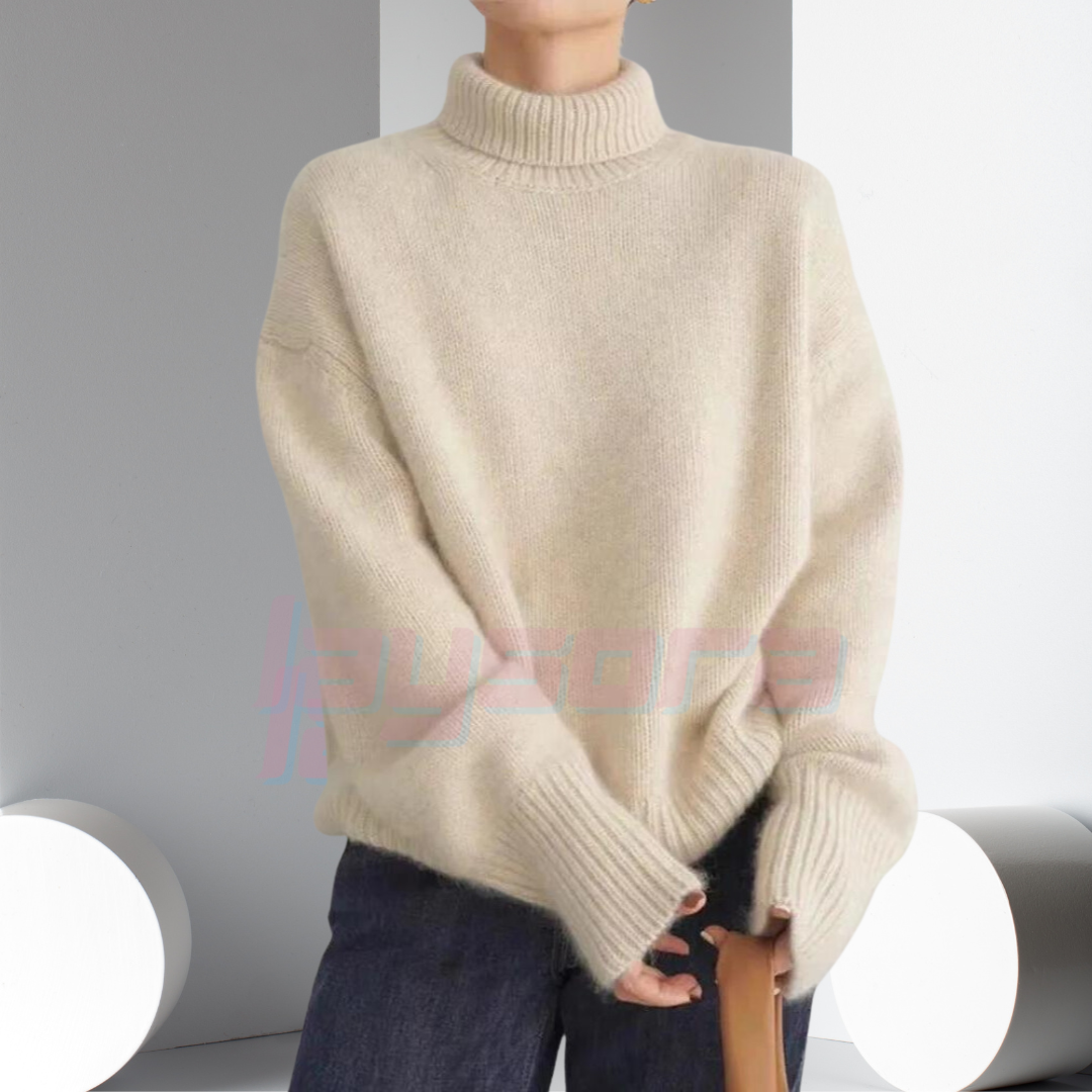 Mara™ –Gemütlicher, weicher Strickrollkragenpullover